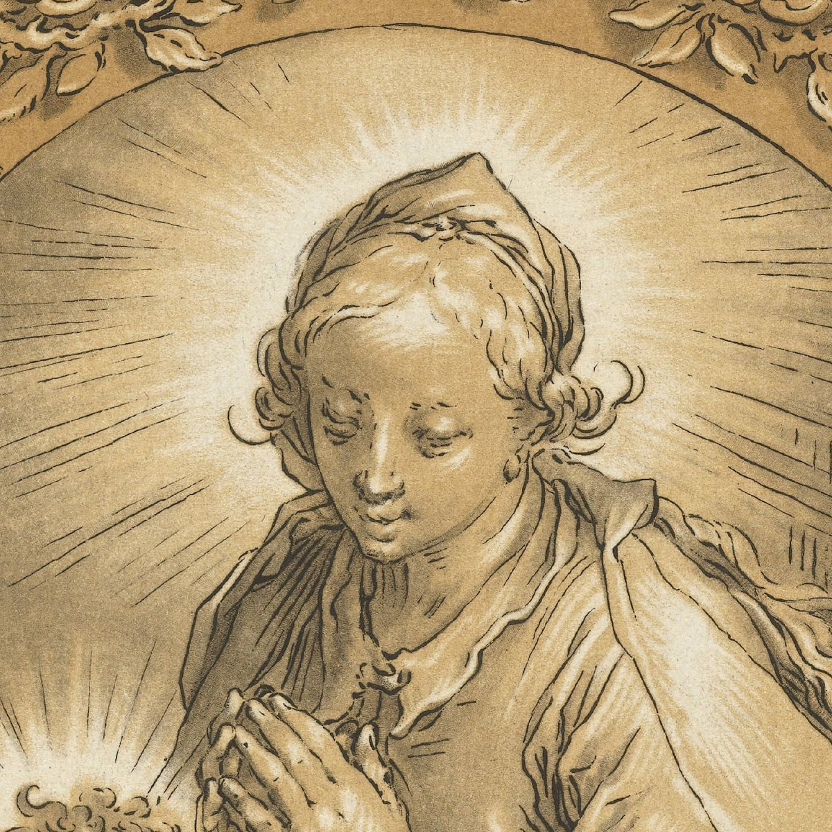 Maria met Christuskind - Cornelis Ploos van Amstel - Artwork detail