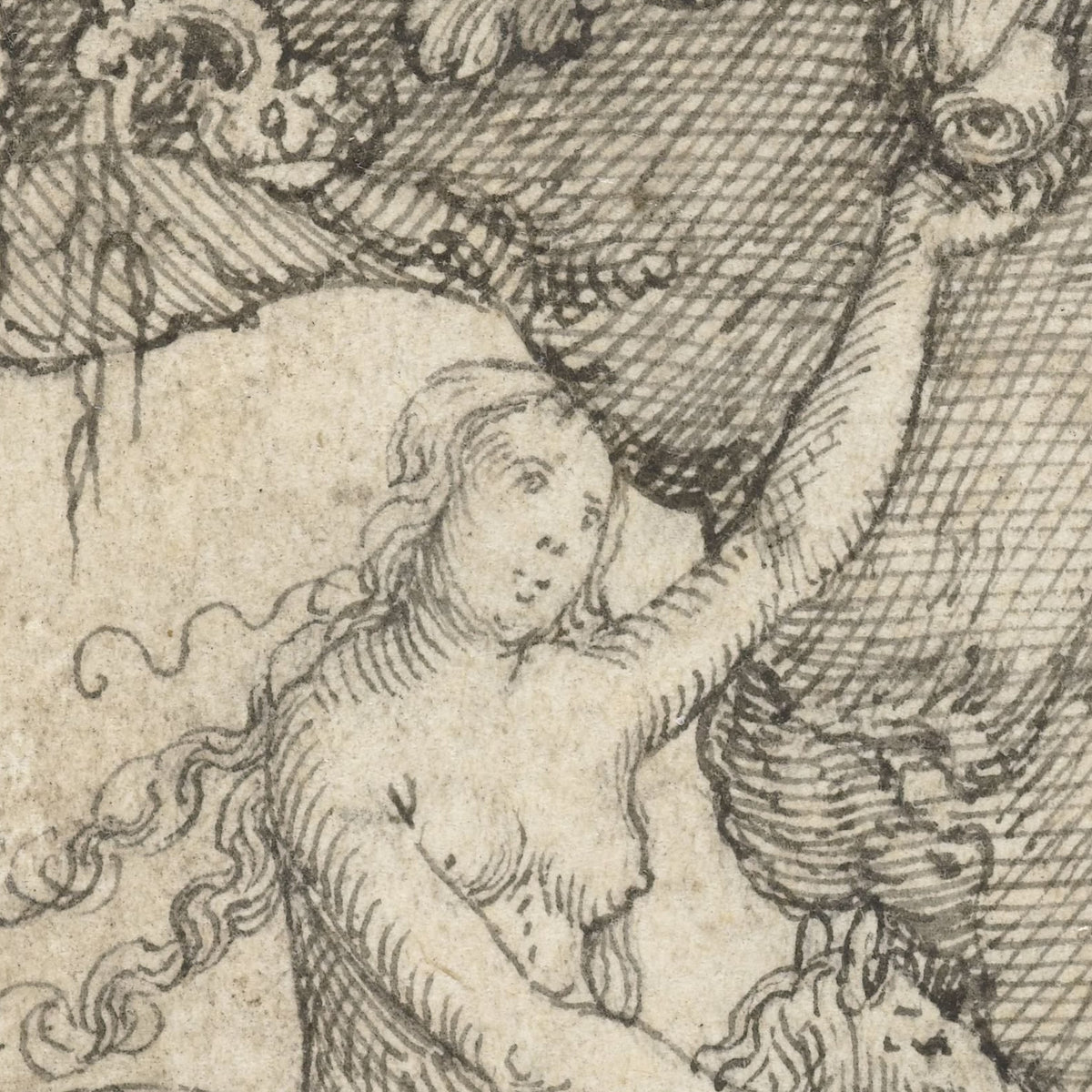 The Fall of Man - Heinrich Aldegrever - Artwork detail