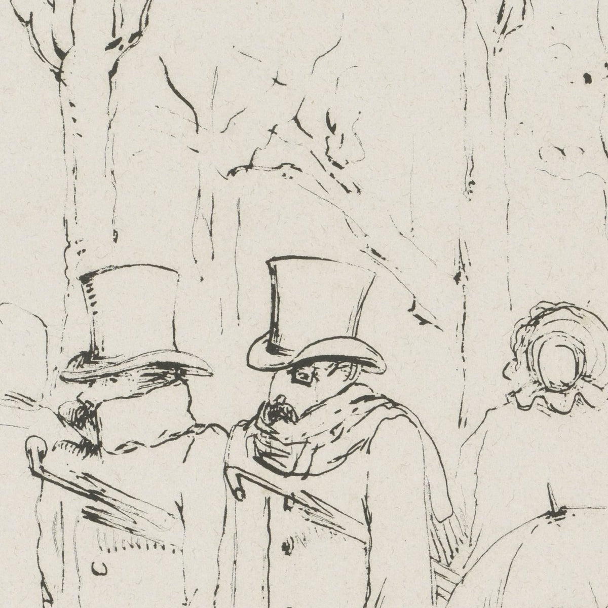 Spotprent op de koude voorzomer - Johan Michaël Schmidt Crans - Artwork detail