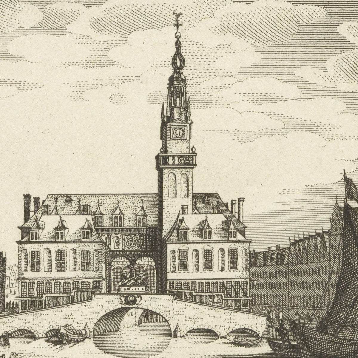 Beurs van Hendrik de Keyser te Amsterdam - Jan Goeree - Artwork detail