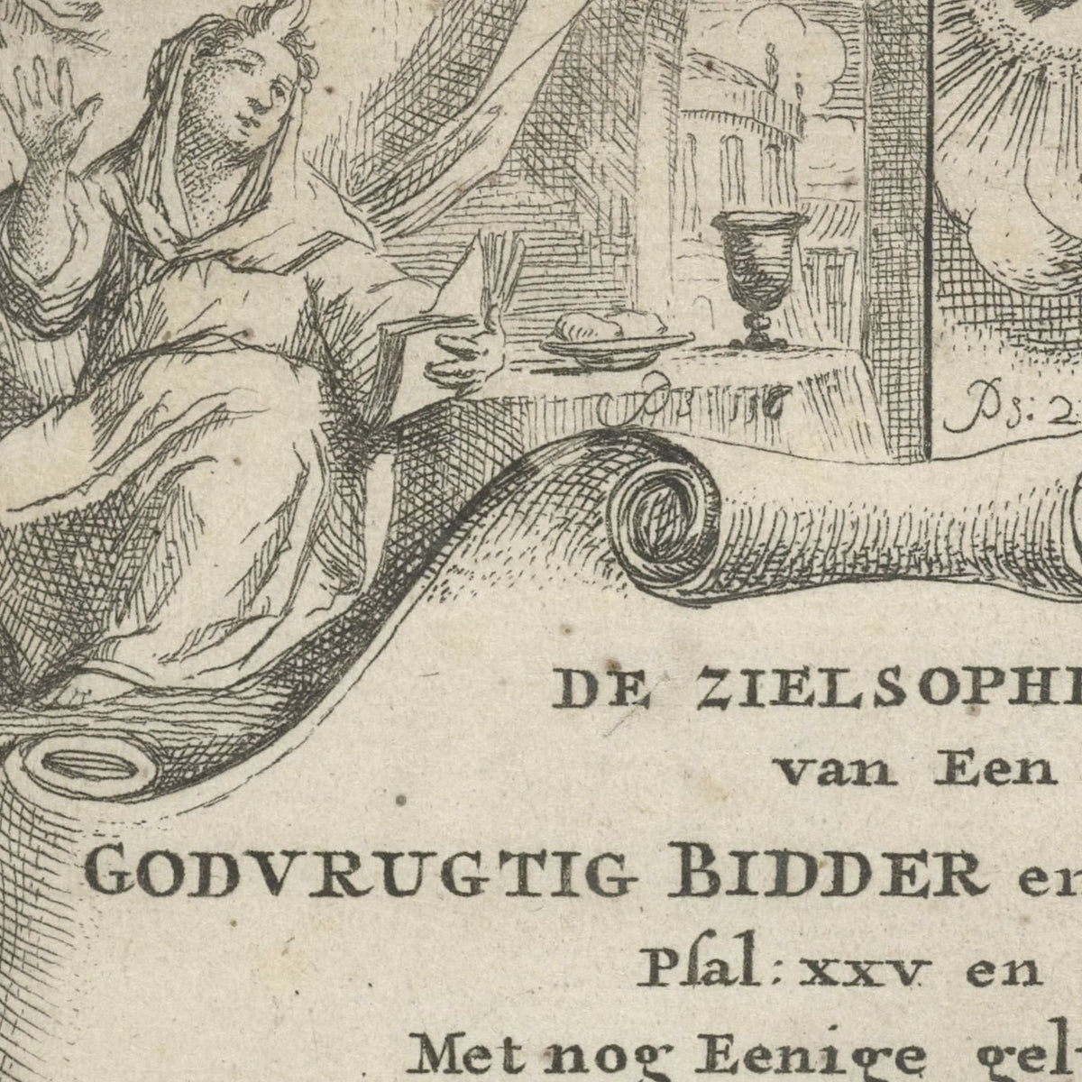 Vijf uitbeeldingen van psalmen - Arnold Houbraken - Artwork detail