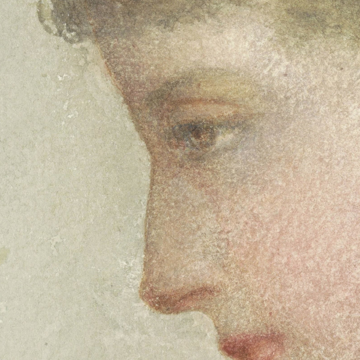 Hoofd van een vrouw, en profil naar links - Albert Martin - Artwork detail