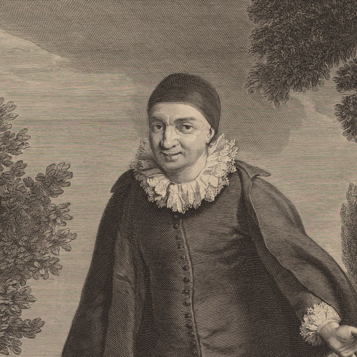 Raymond Poisson as Crispin - Gérard Edelinck - Artwork detail