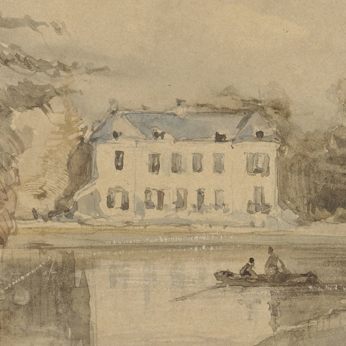 Het Huis te Leede - Johannes Bosboom - Artwork detail