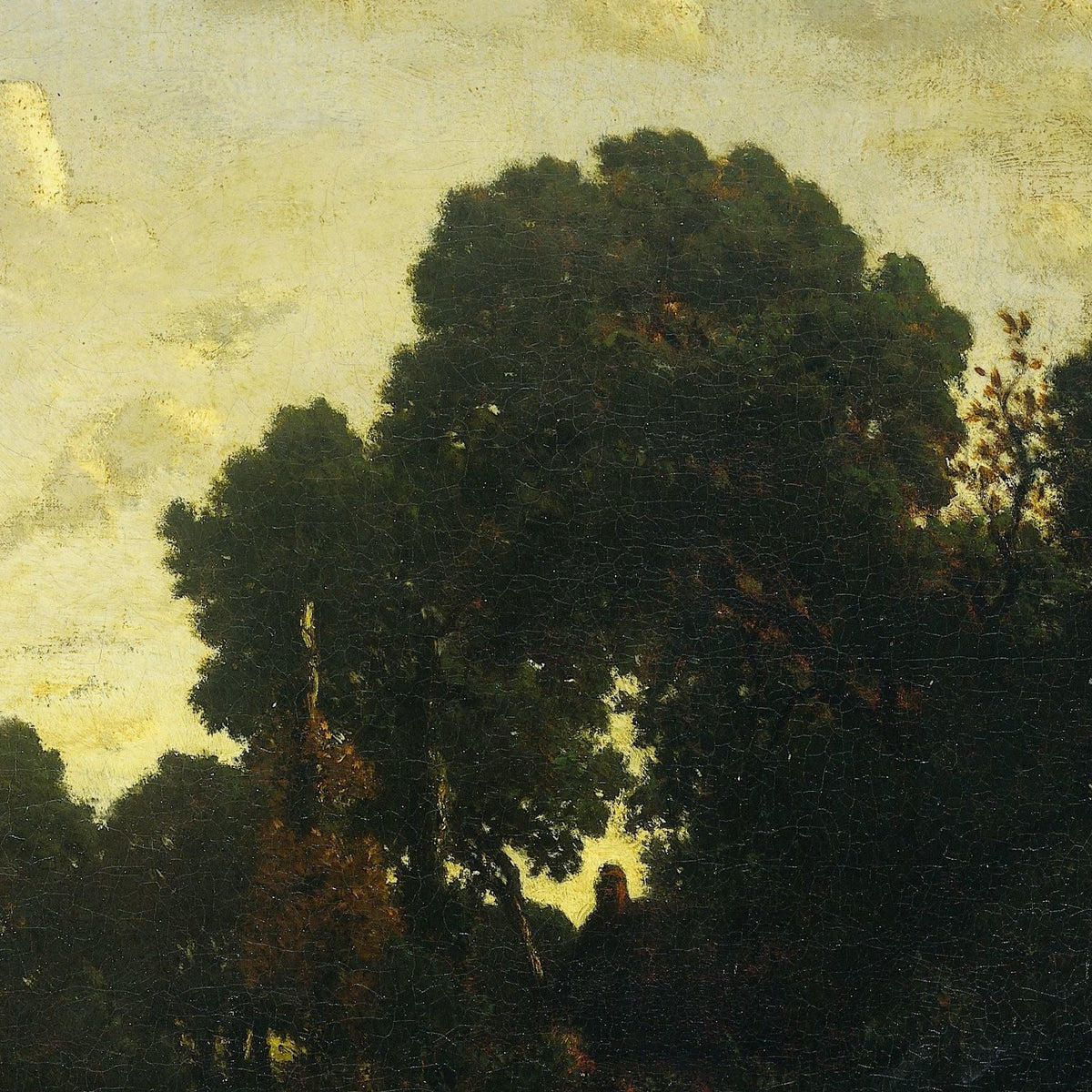 Avondschemering - Théodore Rousseau - Artwork detail