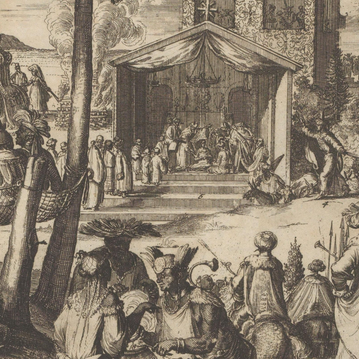 Huwelijksceremonieën - Romeyn de Hooghe - Artwork detail