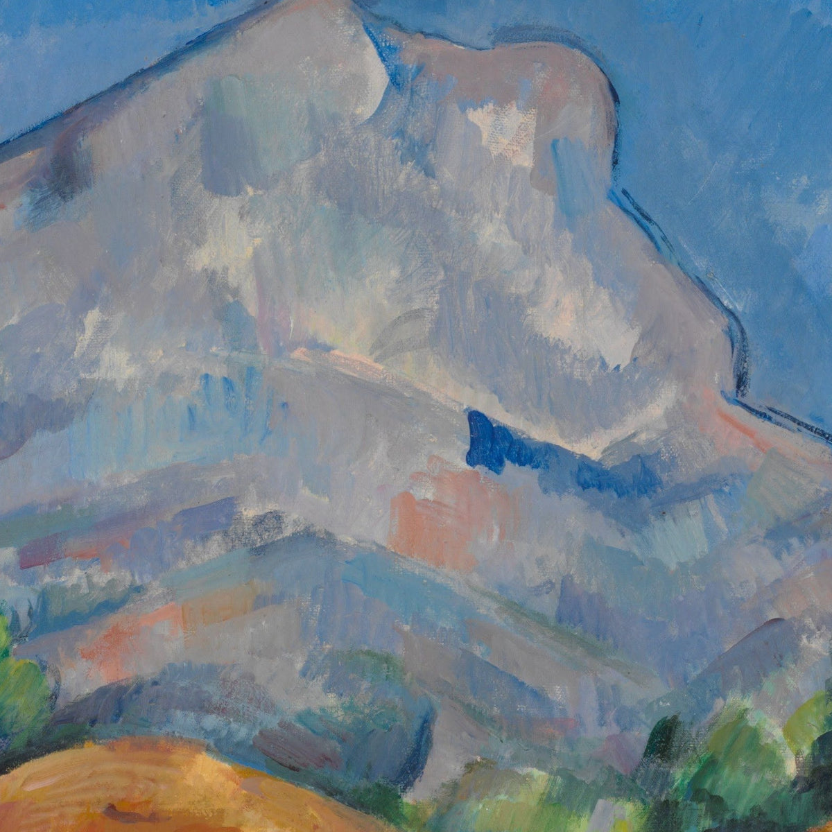 Mont Sainte-Victoire - Paul Cézanne - Artwork detail
