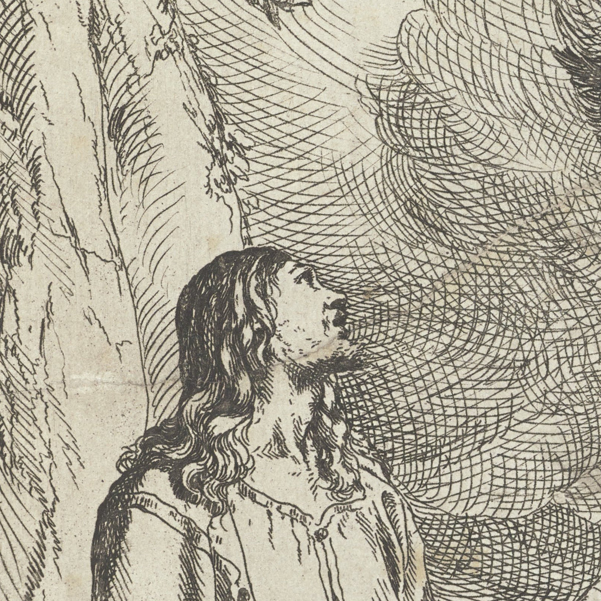 Christ in the Garden of Gethsemane - Giulio Carpioni - Artwork detail