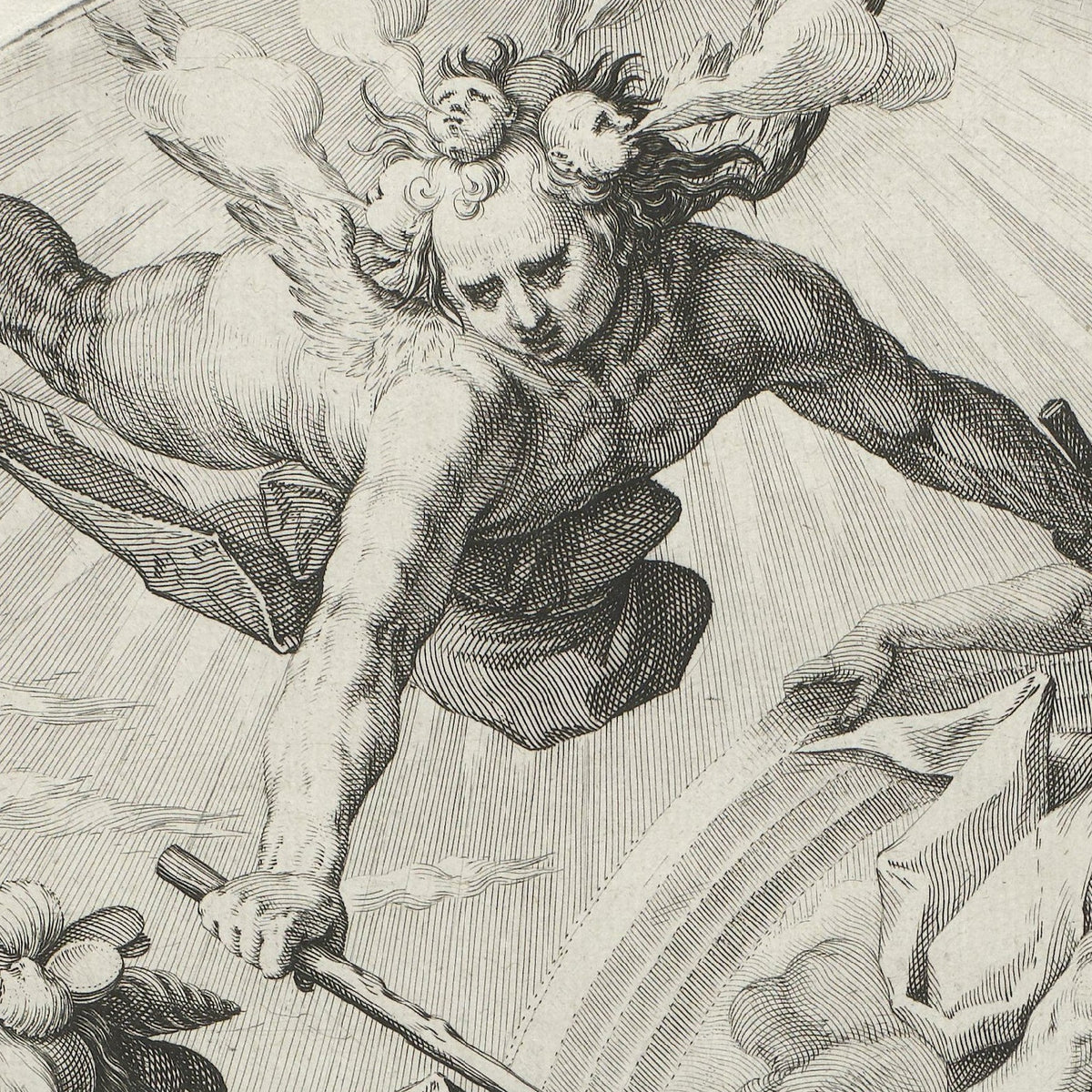 The Second Day of Creation: The Separation of the Waters - Jan Harmensz. Muller - Artwork detail
