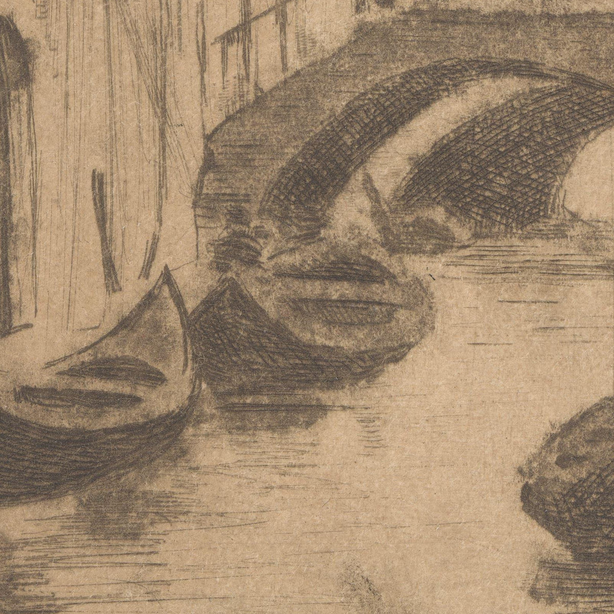 Brug over de Rio di San Toma, Venetië - Willem Witsen - Artwork detail