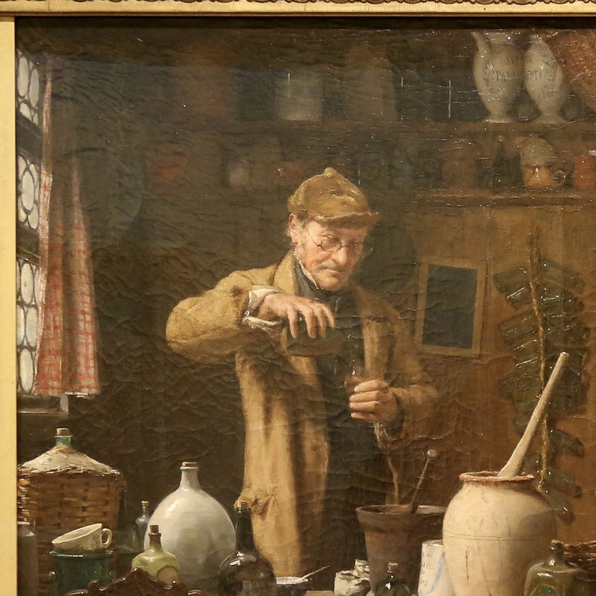 Der Quacksalber - Albert Anker - Artwork detail