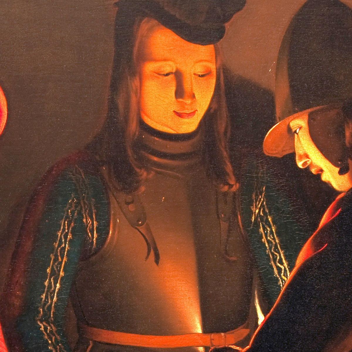 The Dice Players - Georges de la Tour - Artwork detail