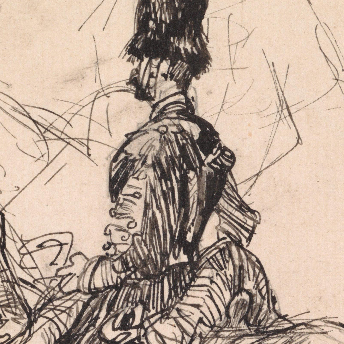 Studies of Hussars and a Carriage - Edzard Koning - Artwork detail