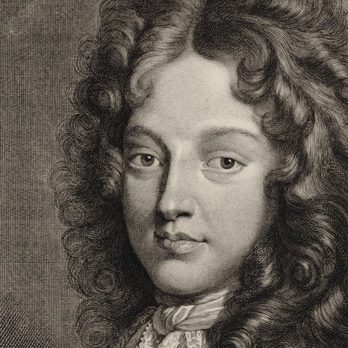 Louis, Duke of Burgundy - Gérard Edelinck - Artwork detail