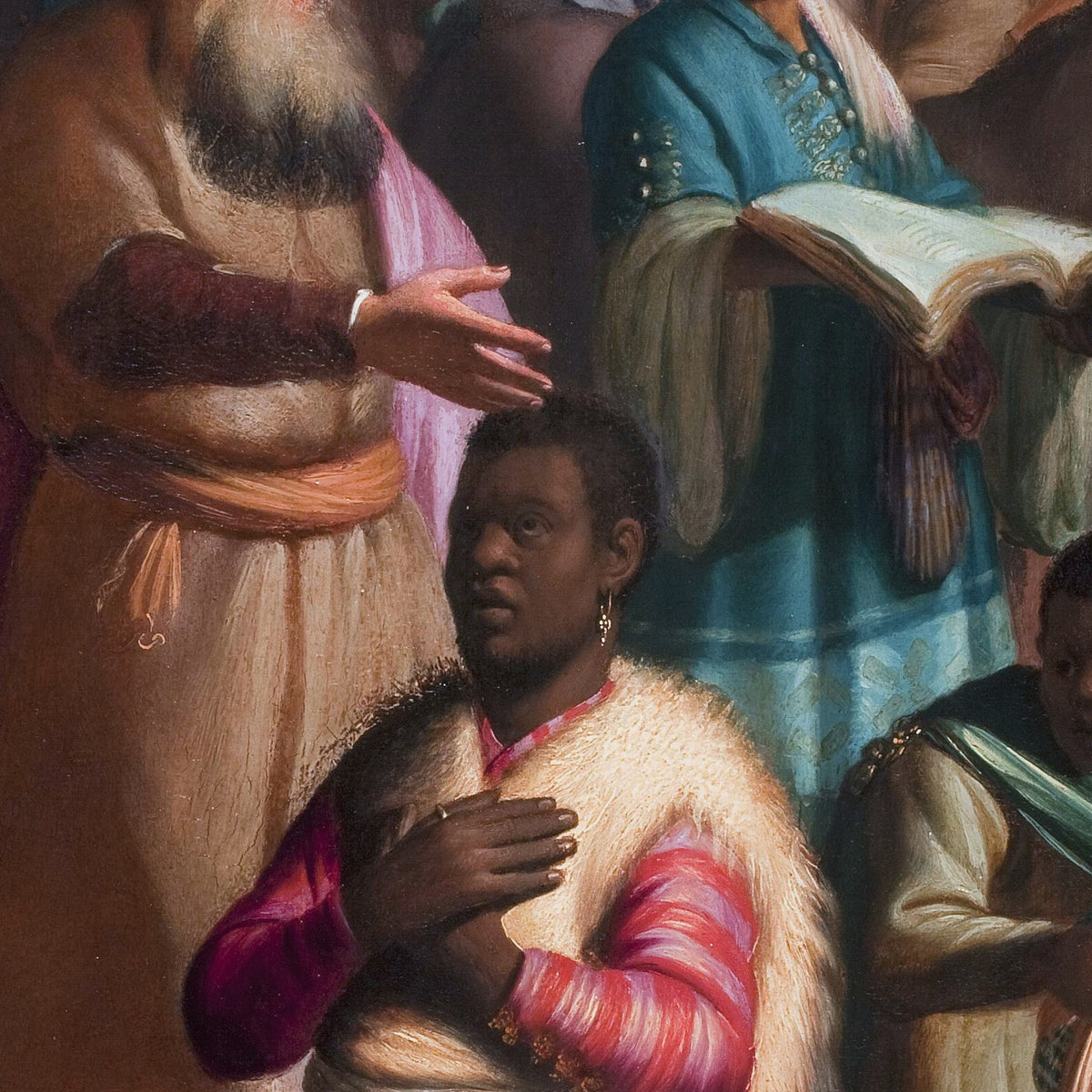 The Baptism of the Eunuch - Rembrandt Harmensz. van Rijn - Artwork detail