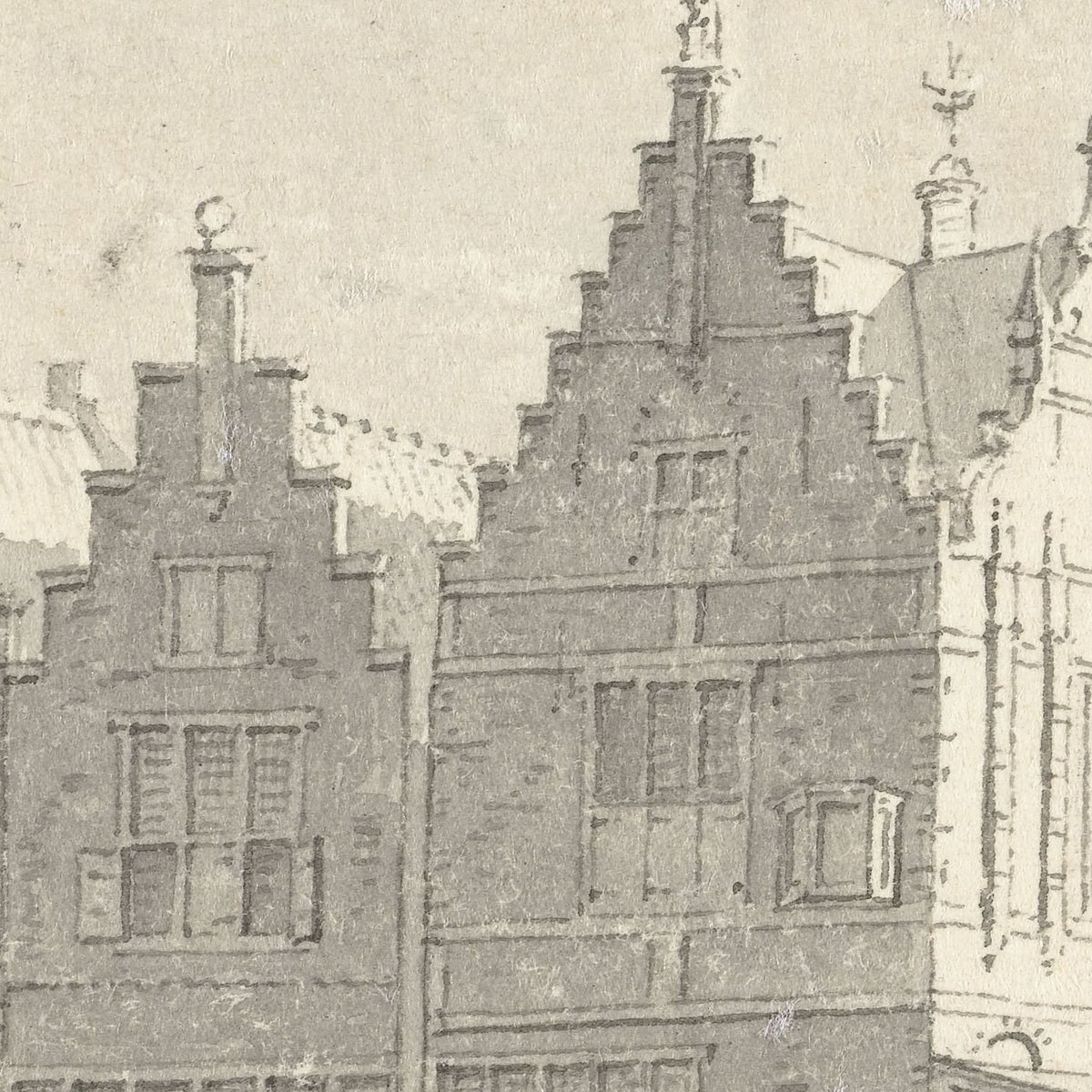 Het stadhuis te Purmerend - Cornelis Pronk - Artwork detail