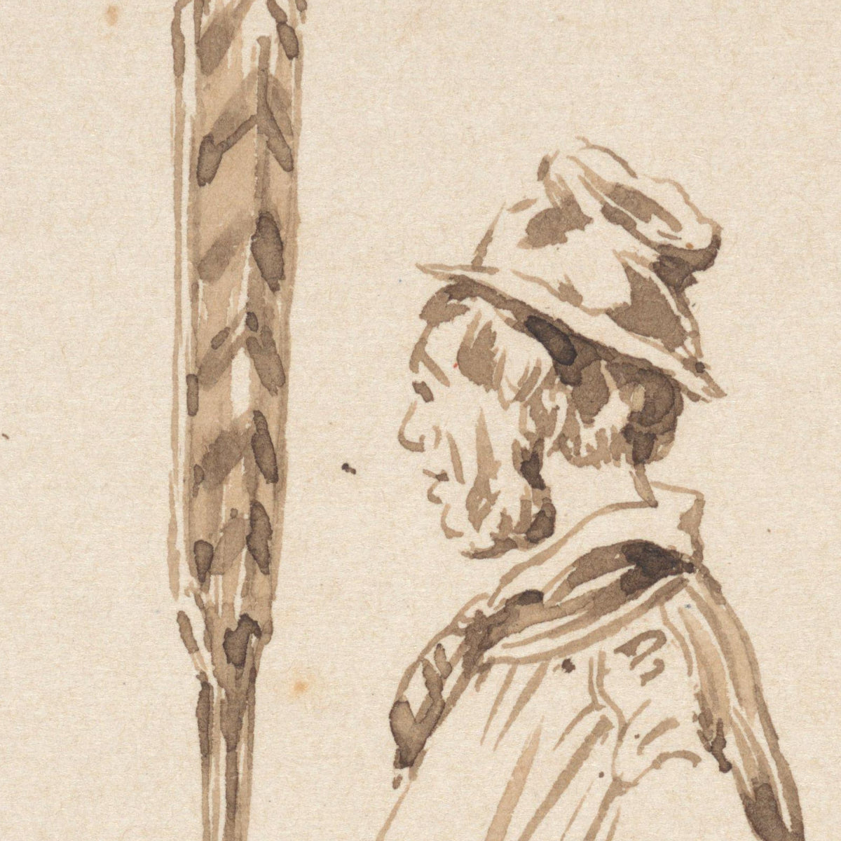 Staande bootsman (Standing Boatman) - Pieter van Loon - Artwork detail