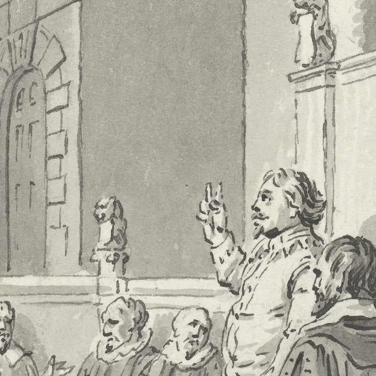 Frederik Hendrik Takes the Oath as Stadtholder, 1625 - Jacobus Buys - Artwork detail