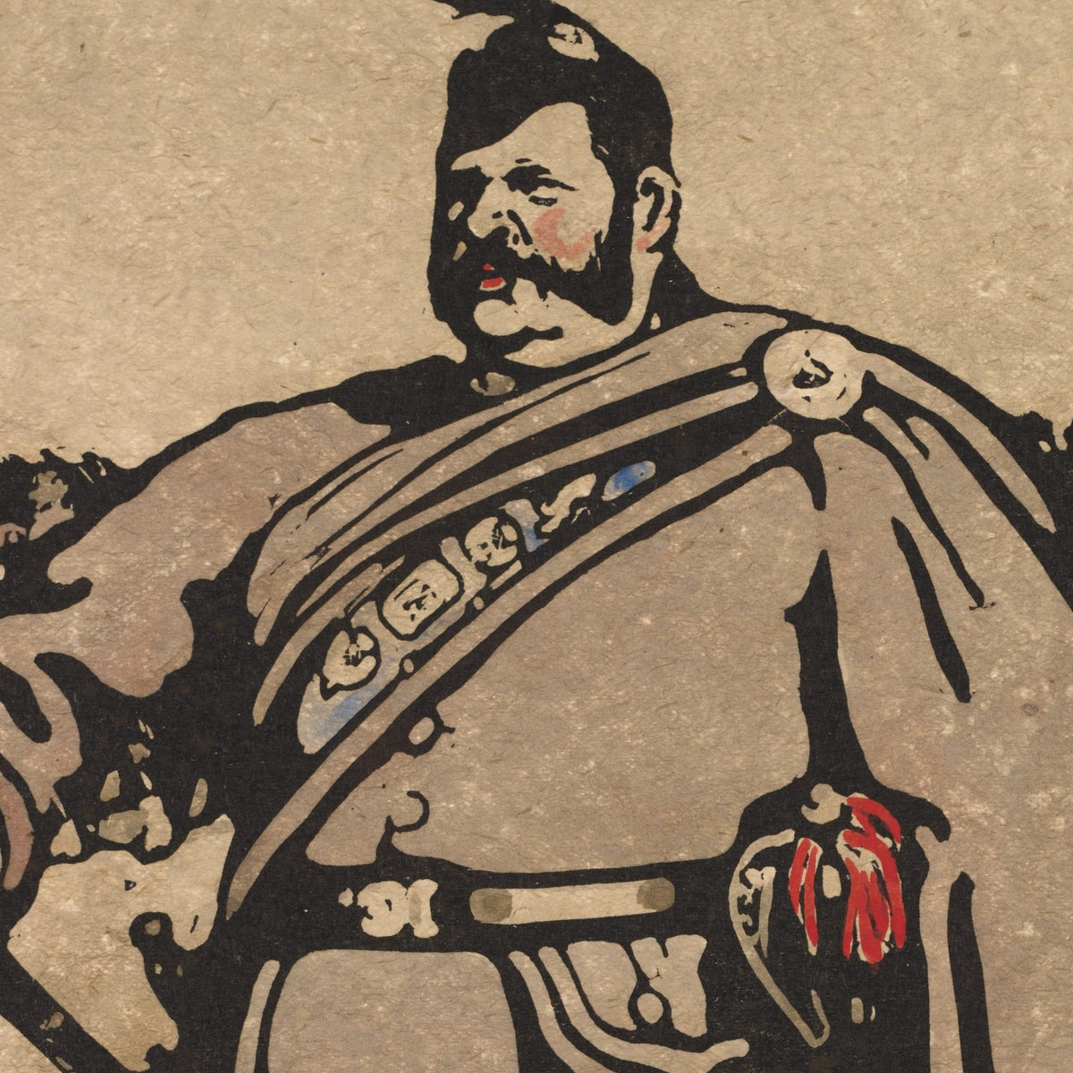 London Types: Drum-Major - William Nicholson - Artwork detail