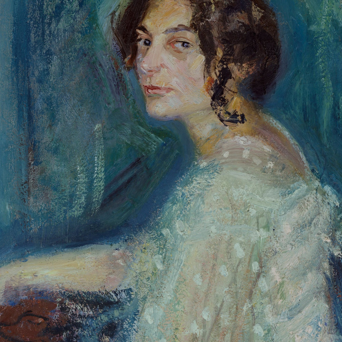 Portrait of Henryka Cohn - Richard Gerstl - Artwork detail