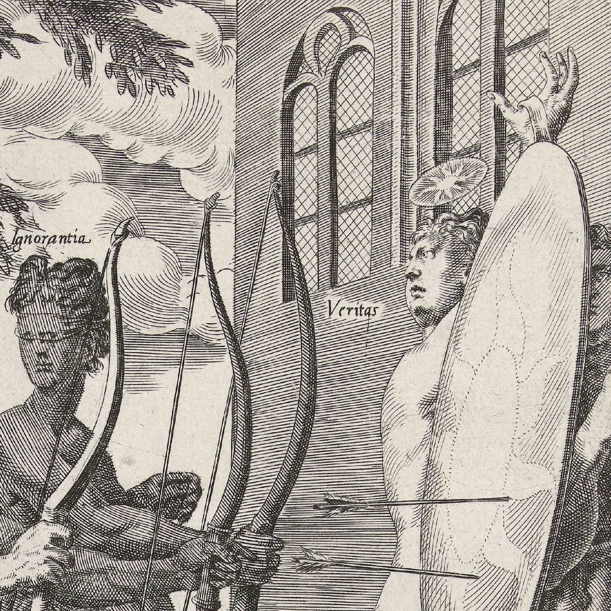 Waarheid beschermt de gelovige tegen al het kwaad - Hendrick Hondius (I) - Artwork detail