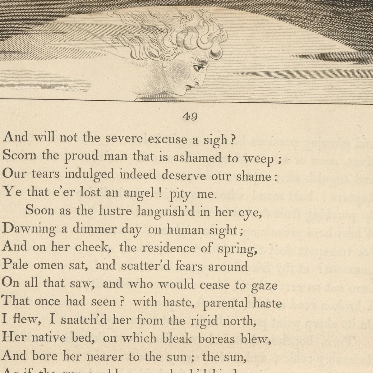 Illustration to Edward Young's Night Thoughts - William Blake - Artwork detail