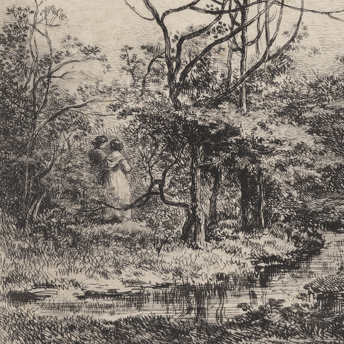 Le Verger - Charles François Daubigny - Artwork detail