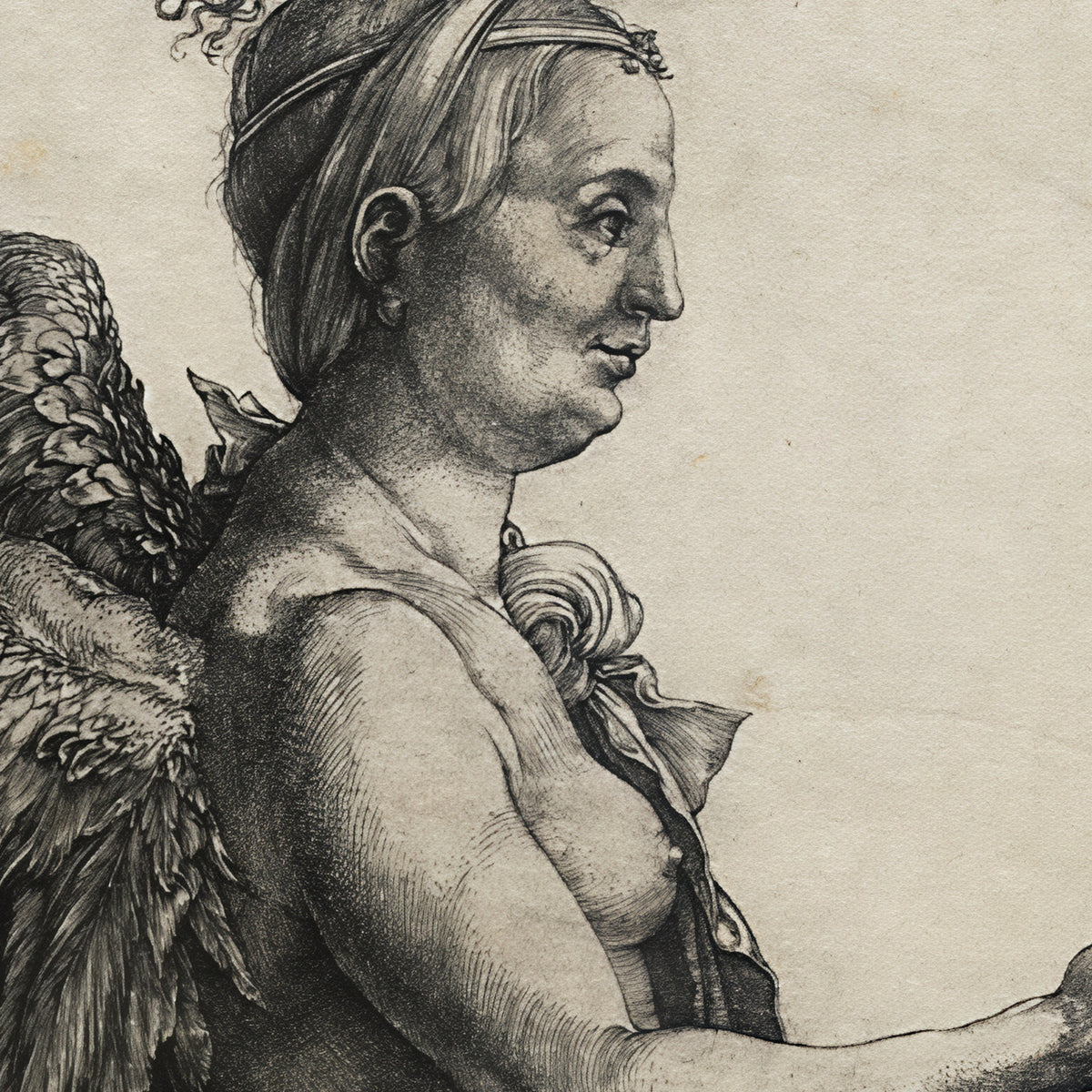Nemesis (The Great Fortune) - Albrecht Dürer - Artwork detail