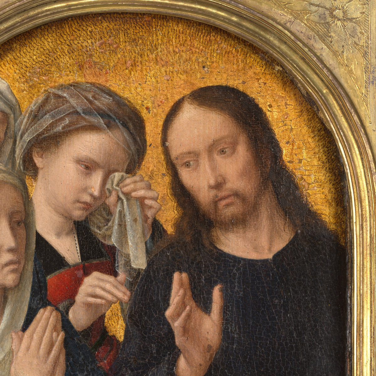 Christ Taking Leave of His Mother - Gerard David - Artwork detail