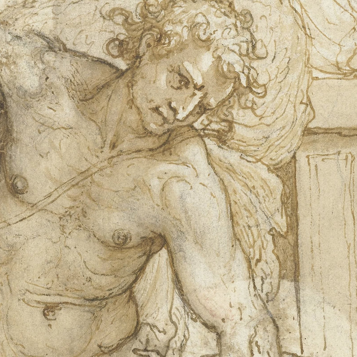Cain Slaying Abel - Domenico Passignano - Artwork detail