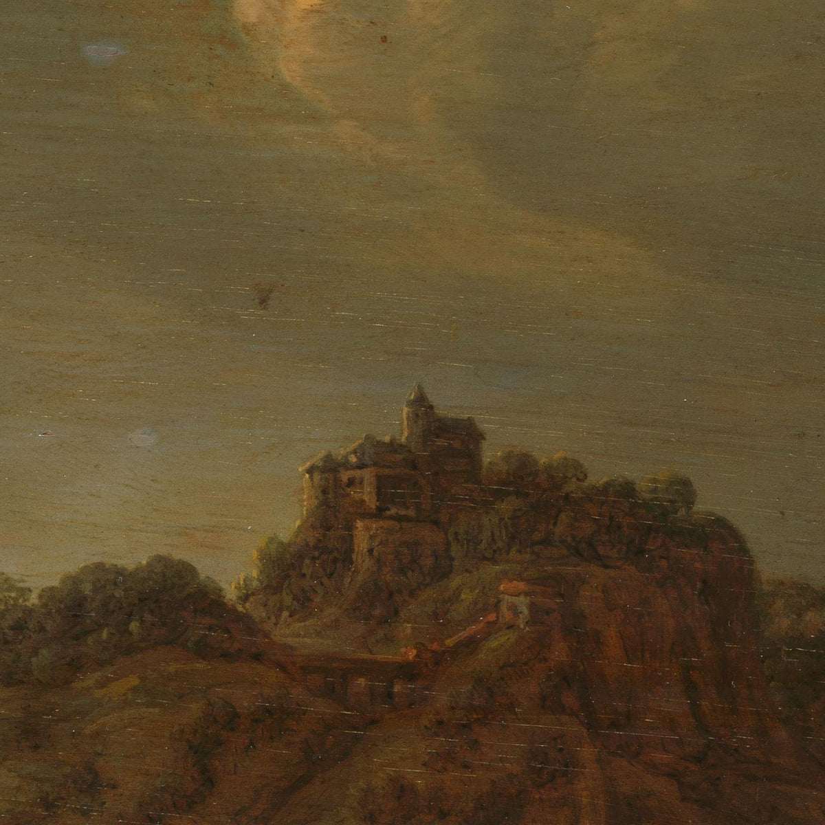 River View with Ferry - Herman Saftleven - Artwork detail