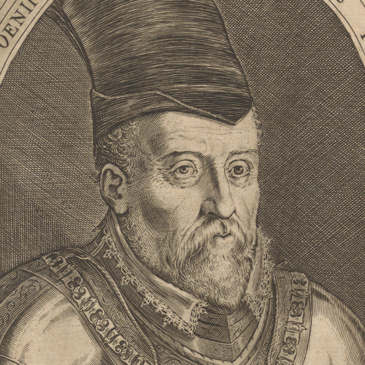 Portret van Ferdinand II van Tirol - Dominicus Custos - Artwork detail