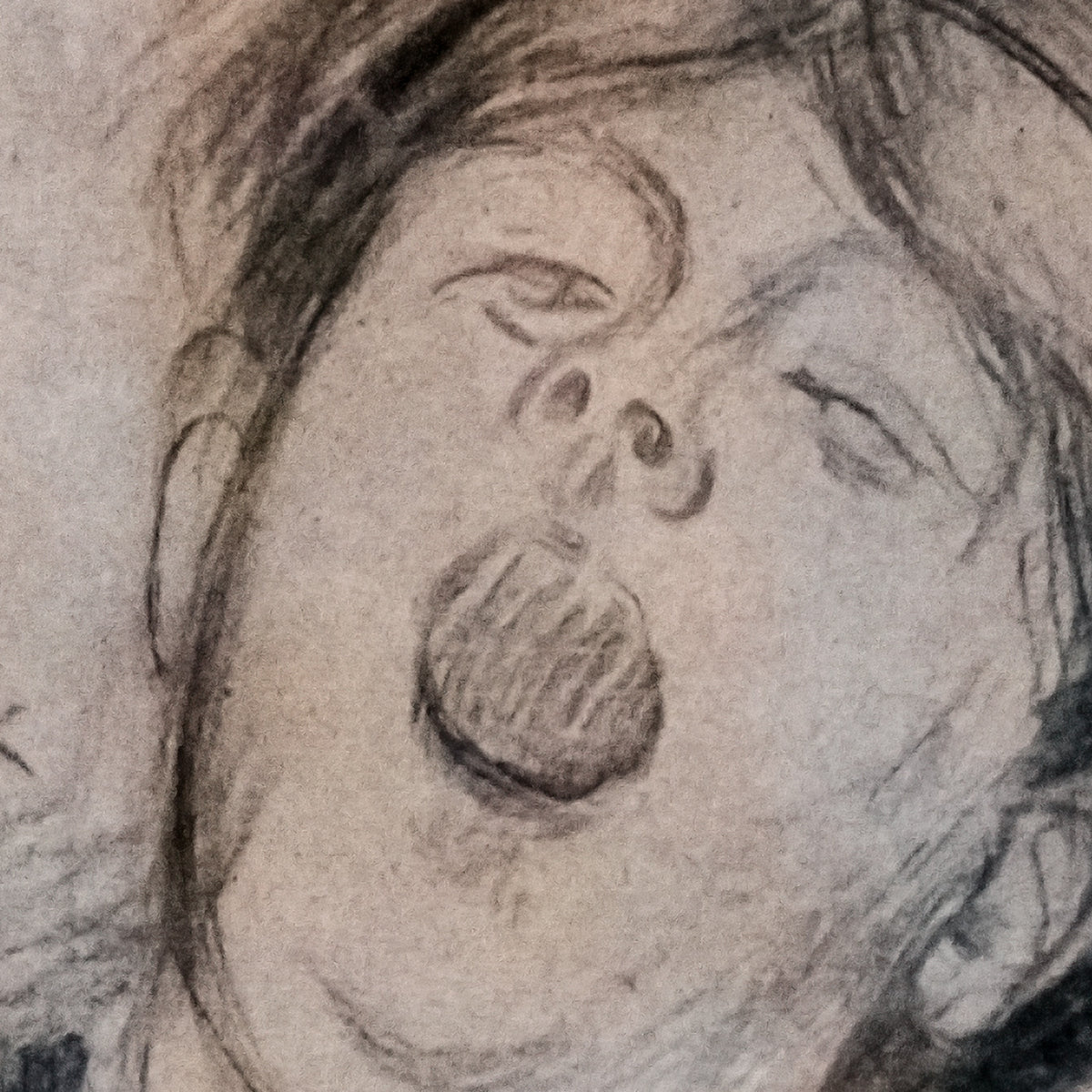 Singer with a Glove - Edgar Degas - Artwork detail