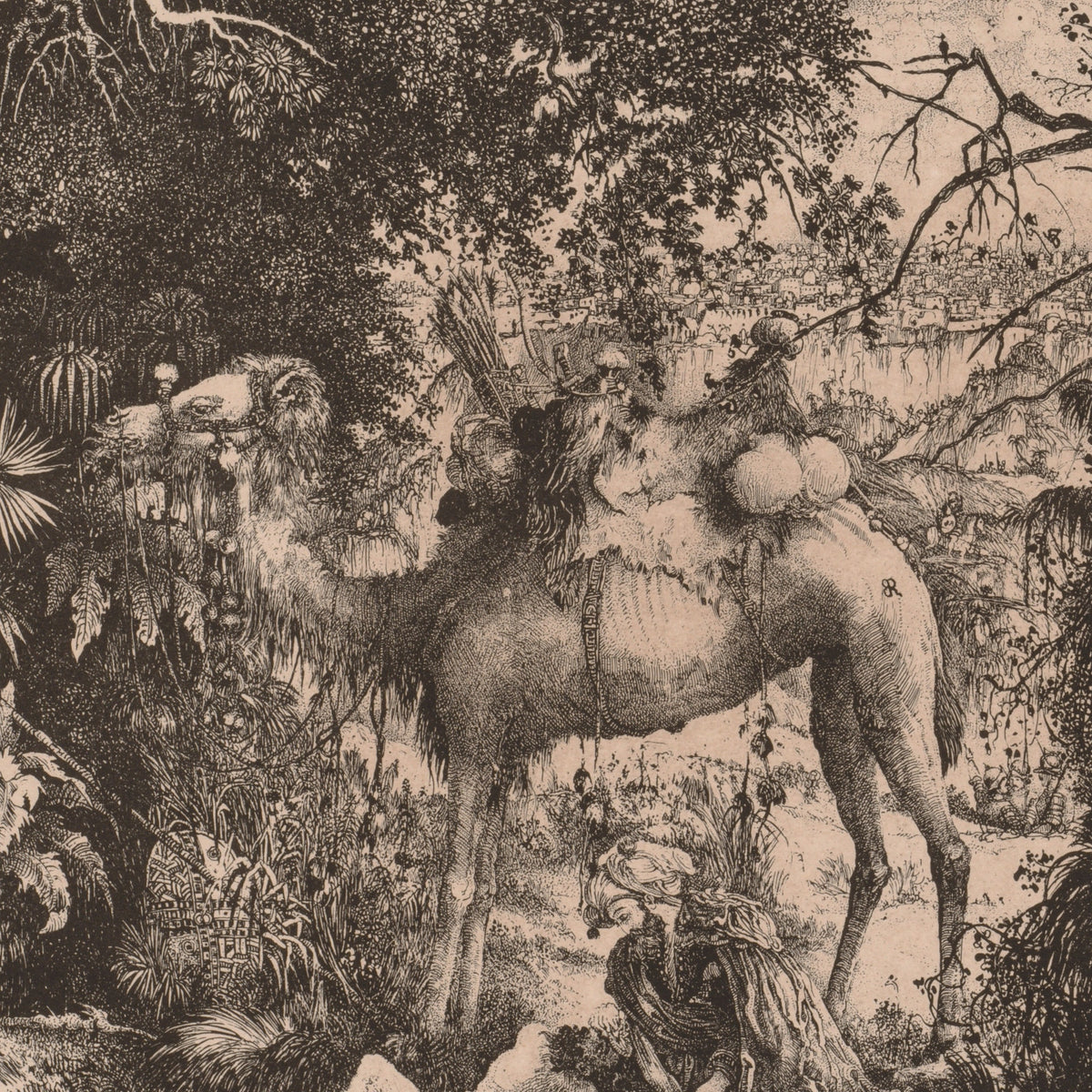 The Good Samaritan - Rodolphe Bresdin - Artwork detail