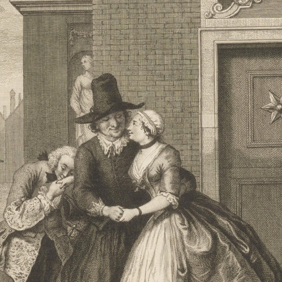 De listige vrijster of de verschalkte voogd - Pieter Tanjé - Artwork detail