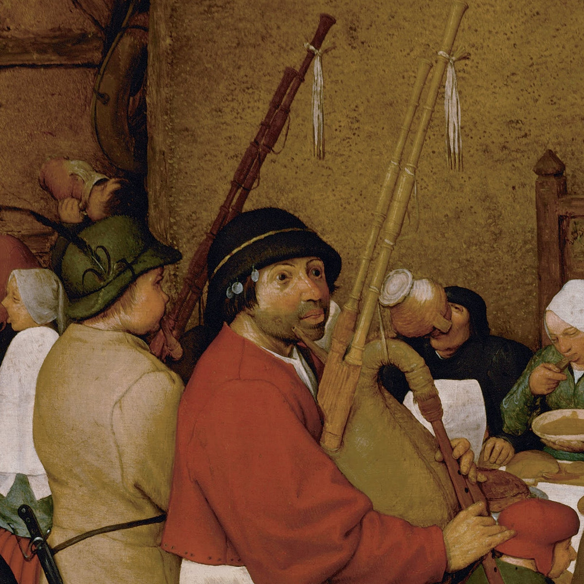 Peasant Wedding - Pieter Bruegel the Elder - Artwork detail