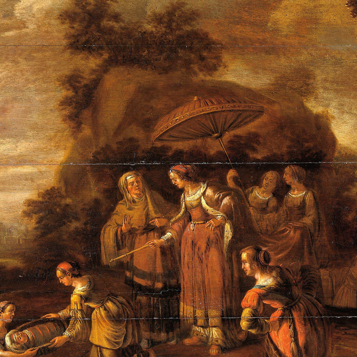 The Finding of Moses - Guilliam du Gardijn - Artwork detail