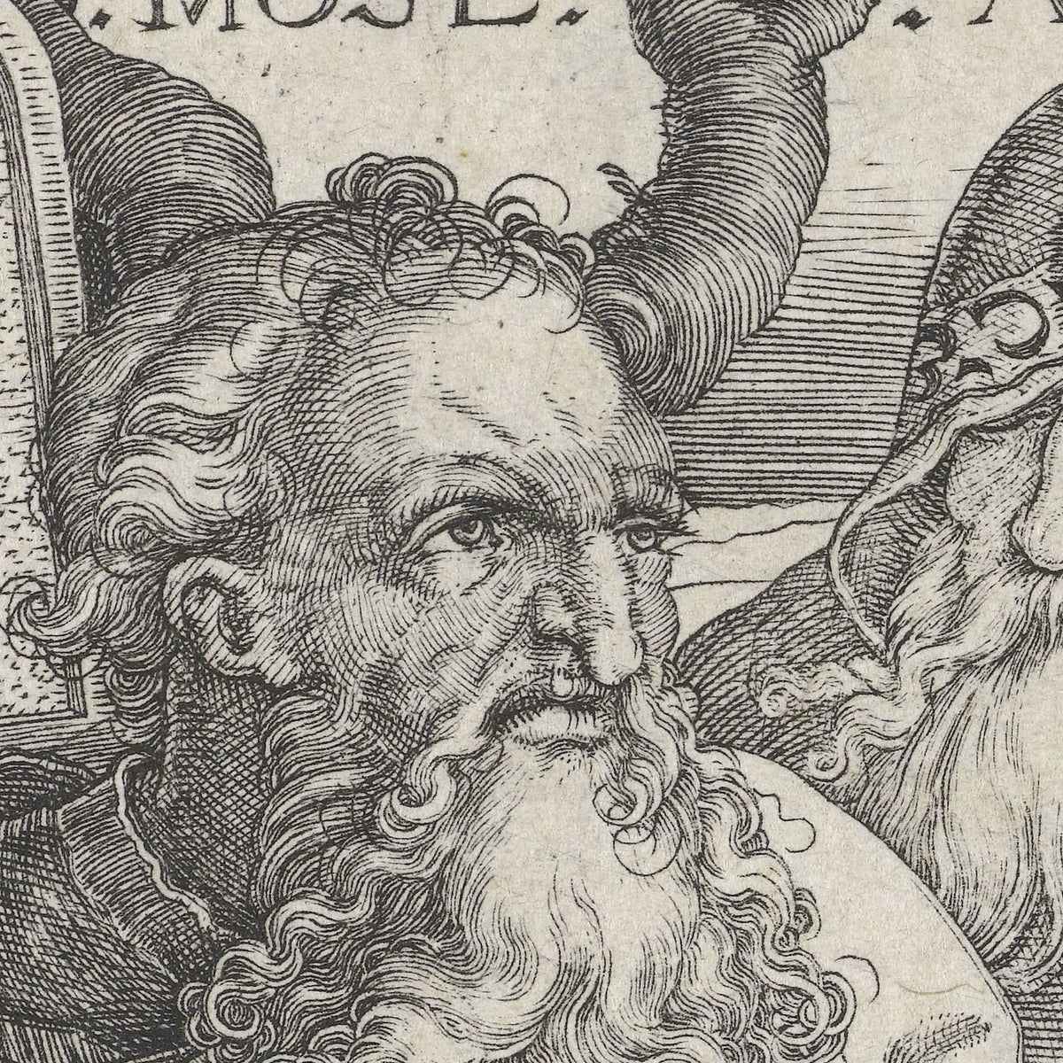 Moses and Aaron - Hans Sebald Beham - Artwork detail