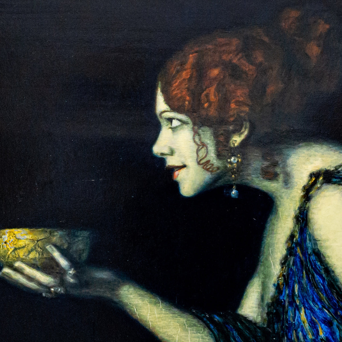 Tilla Durieux as Circe - Franz von Stuck - Artwork detail