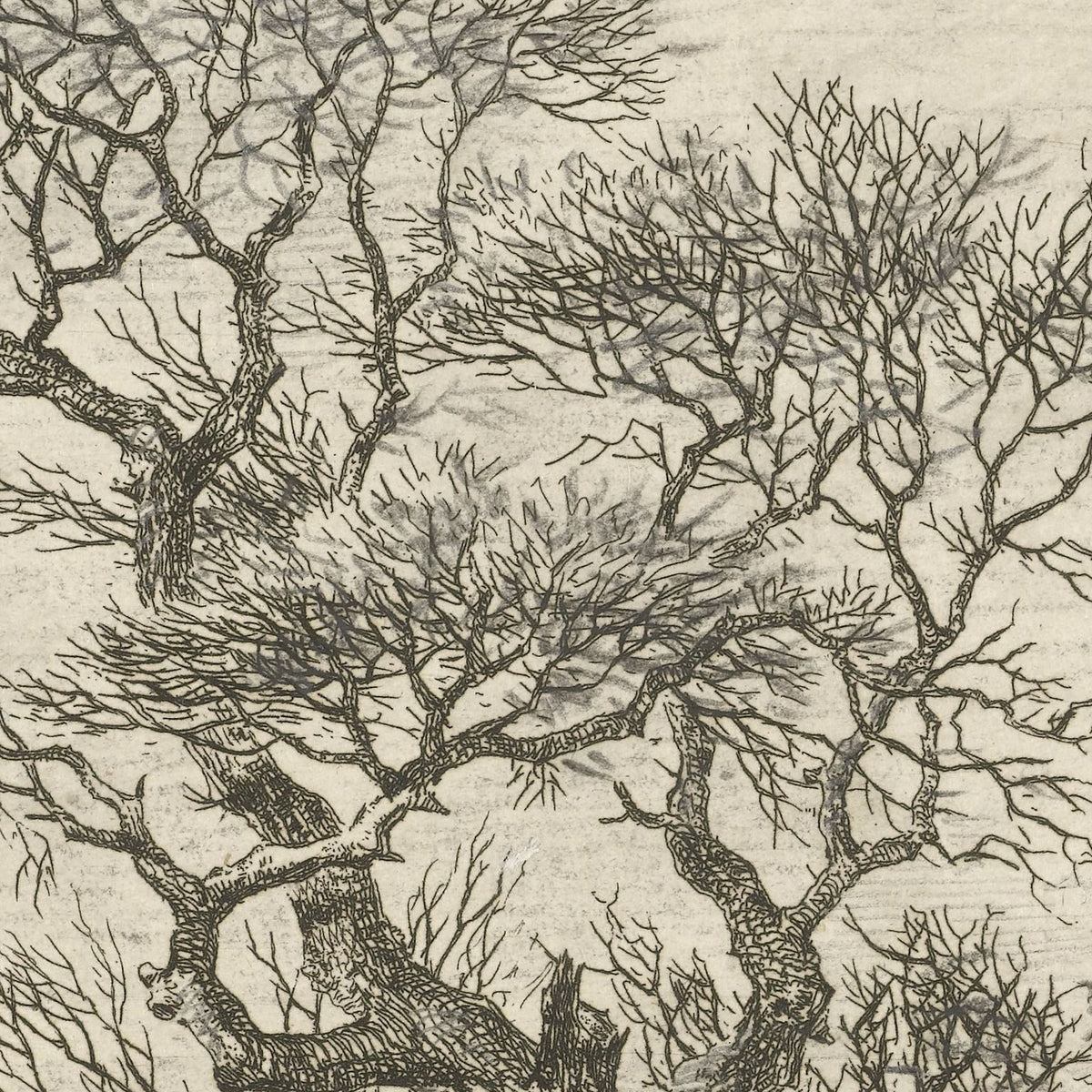 Winter Landscape with Skaters - Hermanus Fock - Artwork detail