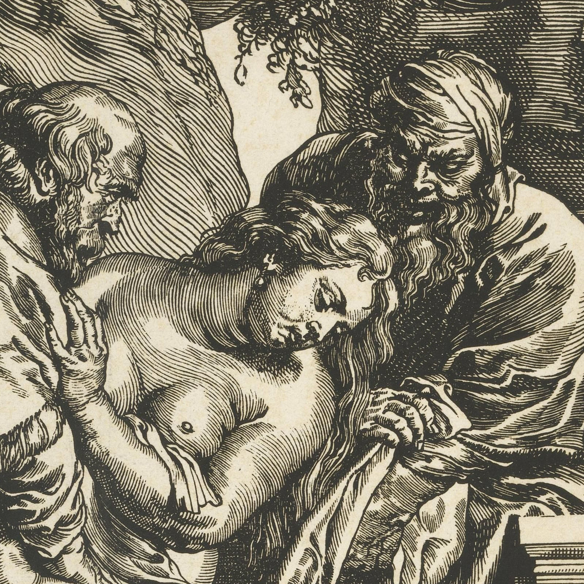 Susanna and the Elders - Christoffel Jegher - Artwork detail