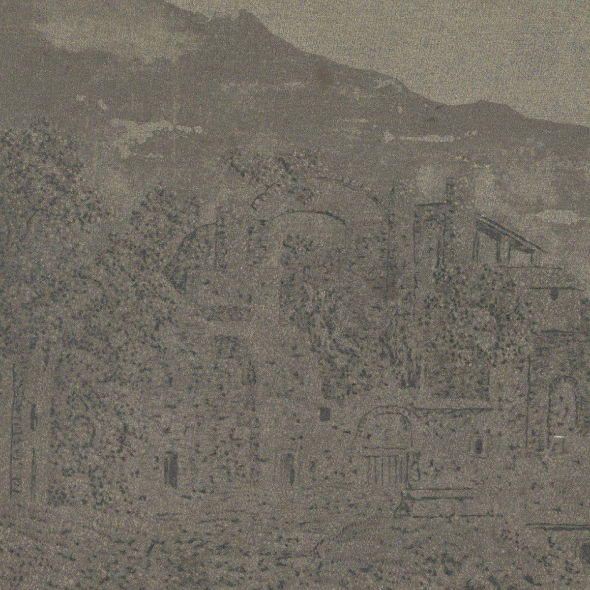 Roman Ruins, a City in the Distance - Hercules Segers - Artwork detail