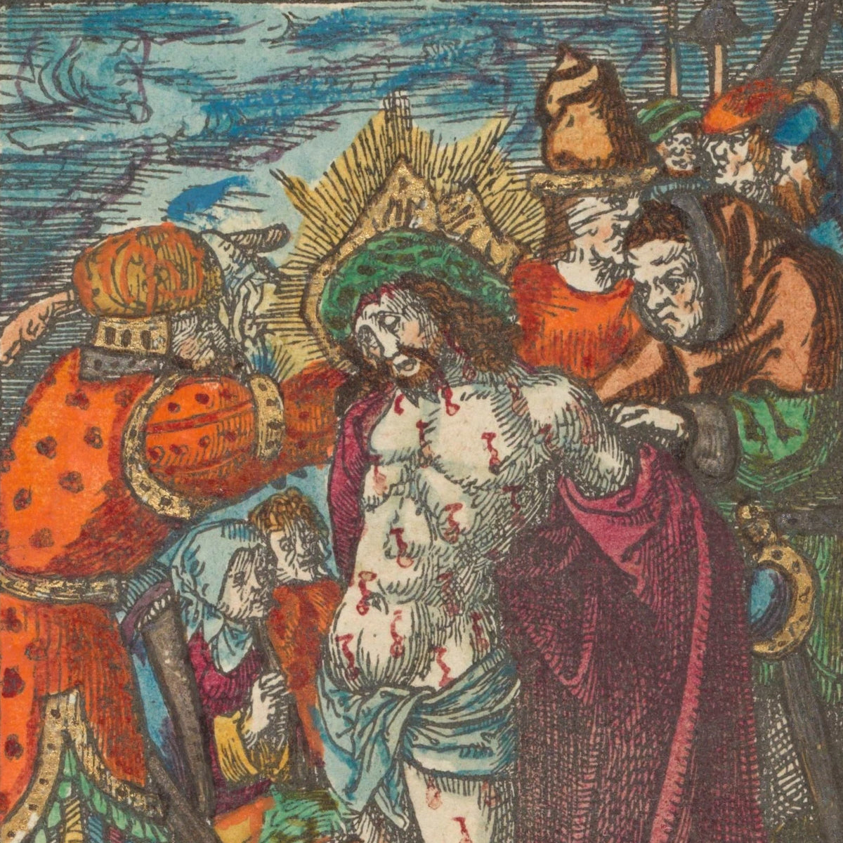 Christ Stripped of His Garments - Doen Pietersz. - Artwork detail