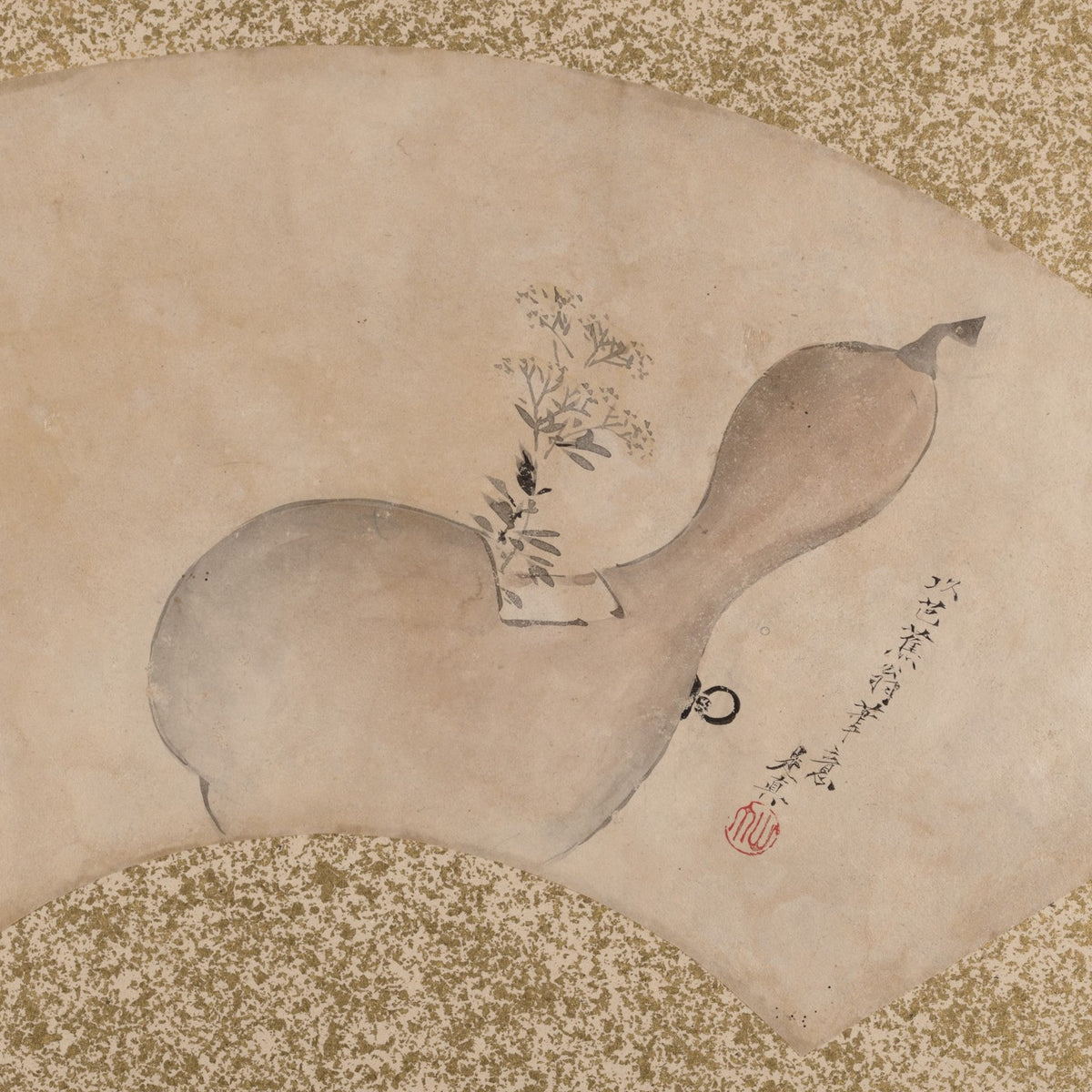 Flowers in Gourd - Shibata Zeshin - Artwork detail