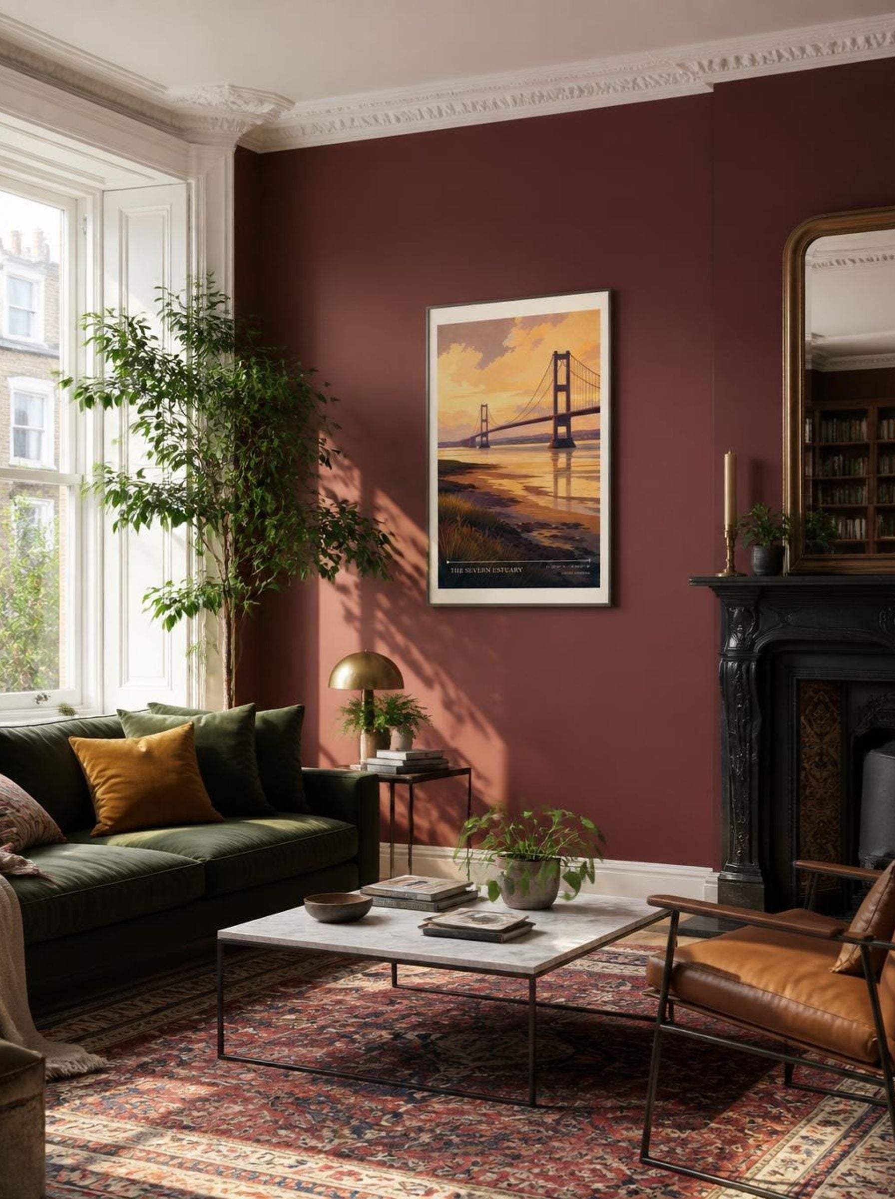 the Severn Estuary United Kingdom Travel Poster - Lifestyle